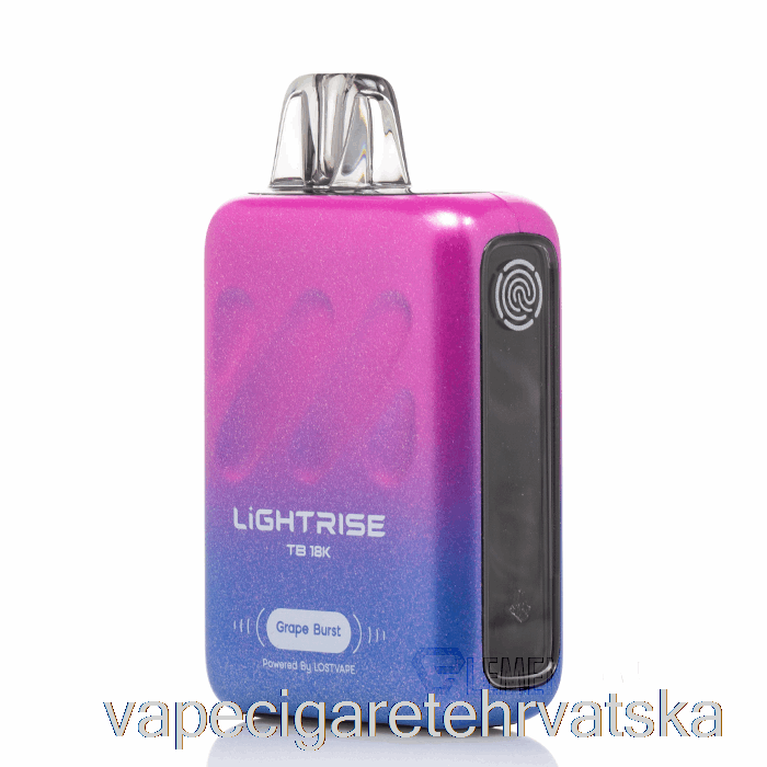 Vape Cigarete Lost Vape Lightrise Tb 18k Disposable Grape Burst